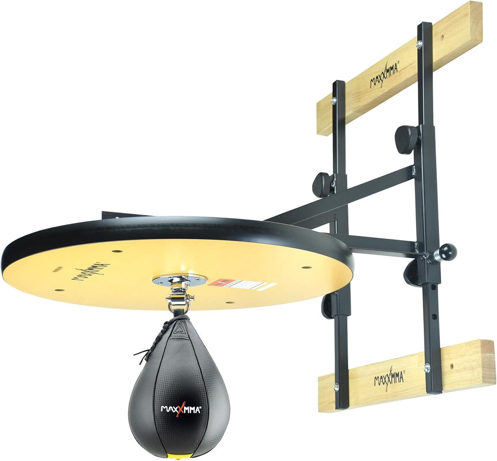 Speed Bag Platform Kit - Heavy Duty Boxing Training Equipment with Punching Ball, Adjustable Height for Home Fitness