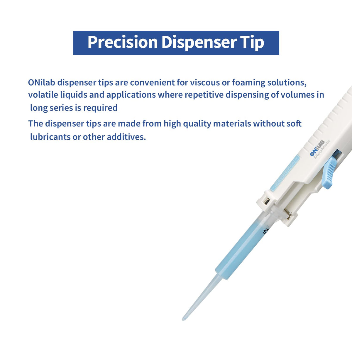 5mL Repeating Pipettor, Adjustable Laboratory Stepper Pipette