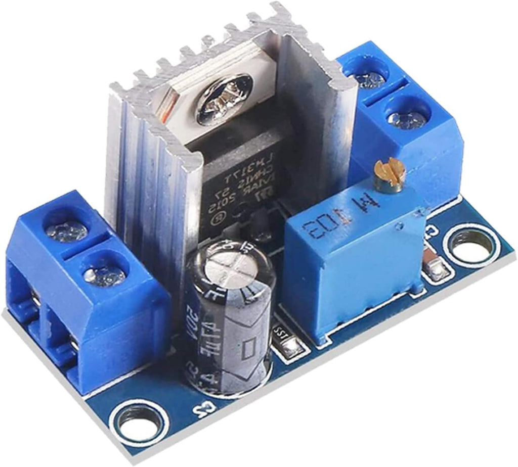 DIANN 6pcs LM317 DC-DC Converter Buck Step Down Circuit Board Module Adjustable Voltage Regulator Power Supply