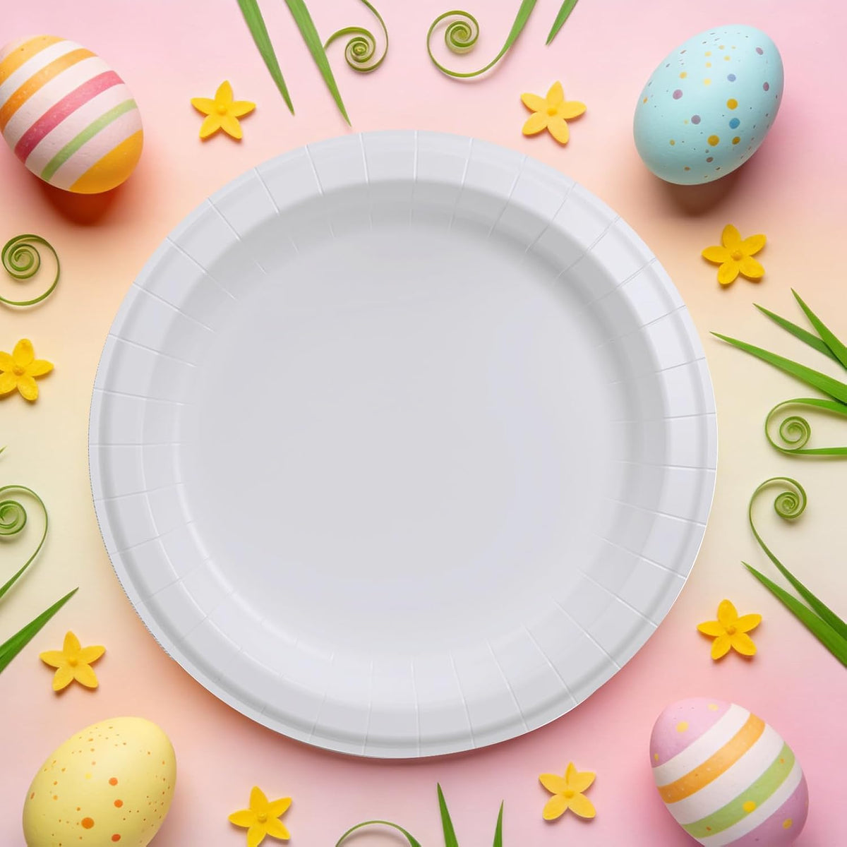 10 inch 140 Pack Disposable Paper Plates