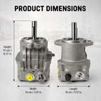 PK-BGAB-EY1X-XXXX Hydro Gear Replacement Pump for Toro Z500 Z Master