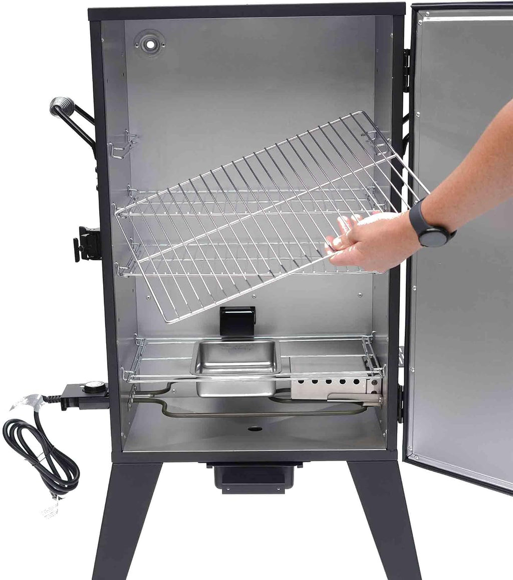 Grill Boss Electric Pellet Smoker, Vertical BBQ with Digital Controls, Black