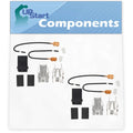 2x 330031 Top Burner Receptacle Kit for Whirlpool RF345PXPW0 Range