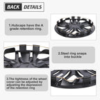 15 inch Hubcaps Steel Wheel for 2009-2020 Honda FIT