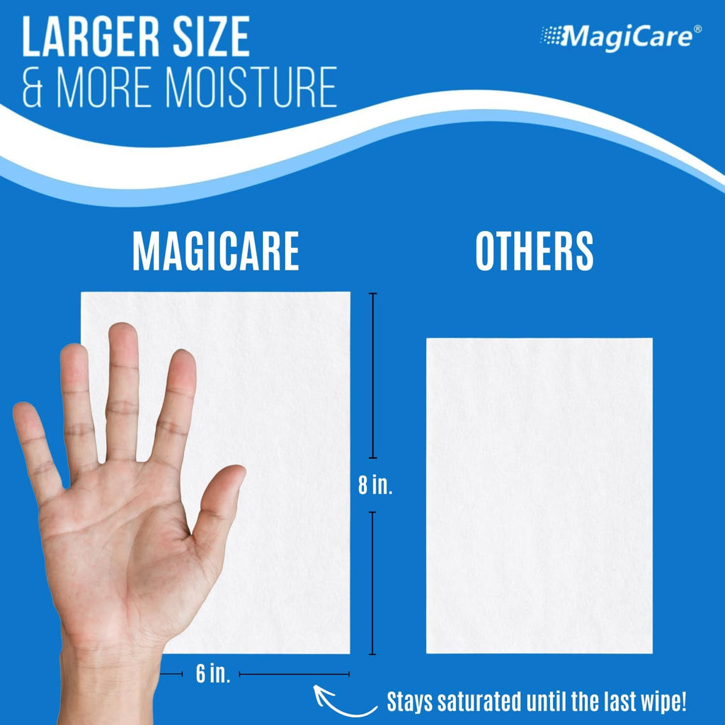 75% Large Alcohol Wipes (2, 100ct Canisters), Hand Sanitizer Wipes