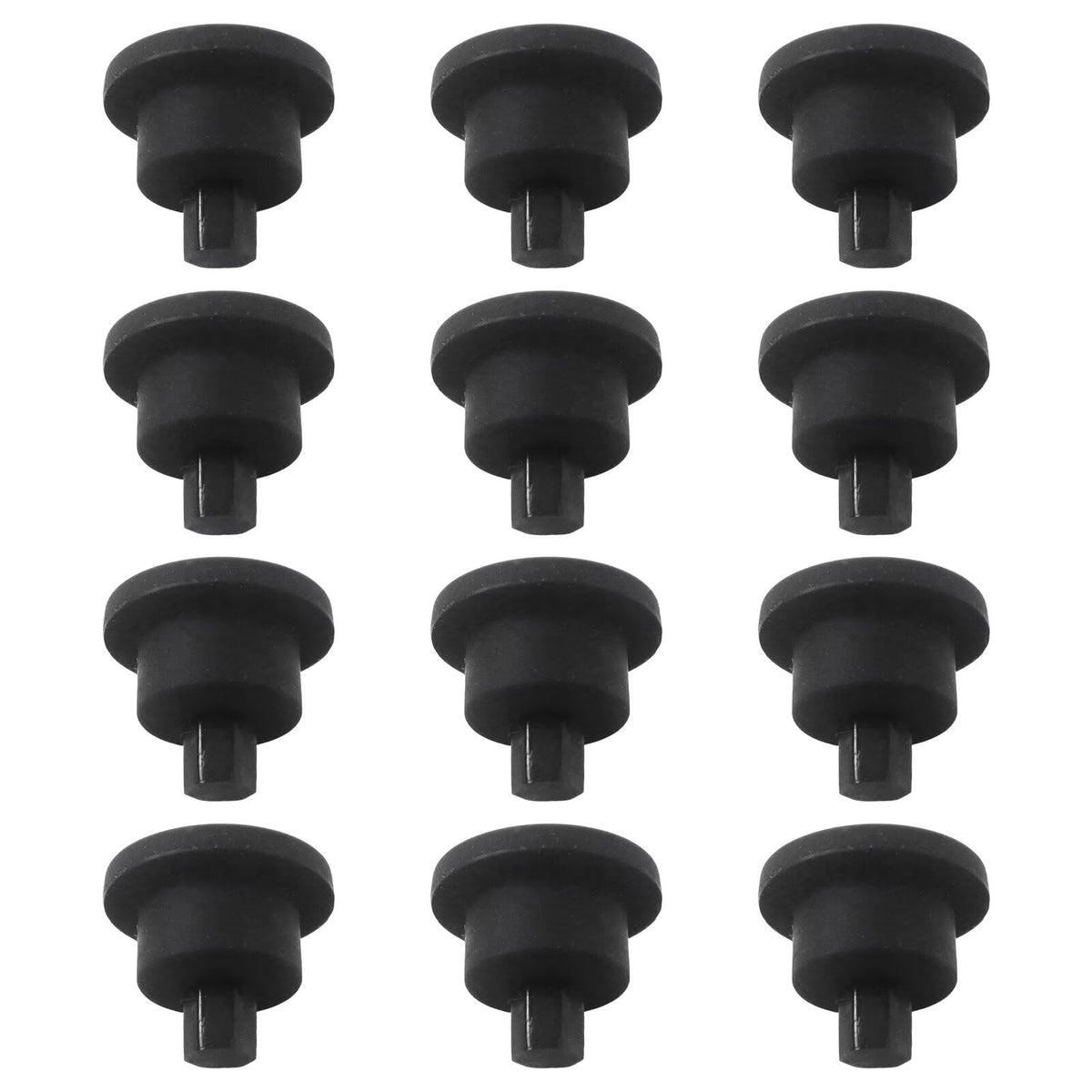 JURENGUDF 12PCs 815689 Stove Grate Rubber Feet Replacement Compatible with Dual Fuel Range DF30 DF36 DF48 DF60