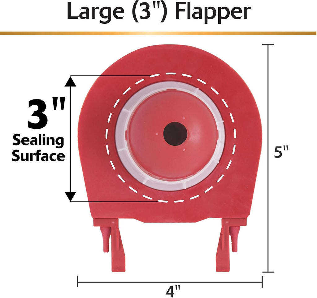 Large 3-Inch Complete Toilet Repair Kit- Fits Most Brands, NOT Kohler
