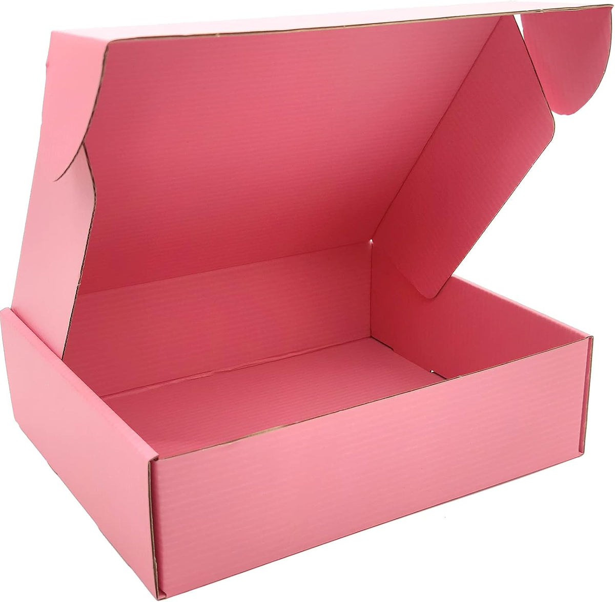10x8x3 Shipping Boxes Pink Mailer Corrugated Cardboard Box Set of 25