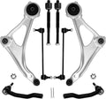 Front Lower Control Arm Suspension Kit Fit Nissan Altima 2014-2018,2013 Altima 4 Door Models,Nissan Maxima 2016-2023,w/Ball Joint 2 Sway Bar Link 4 Outer & Inner Tie Rod End
