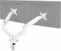 Aluminum Articulating Dual Monitor Arm for 13 to 30 inch Screens, Desk Mount Tension Spring Monitor Stand for 2