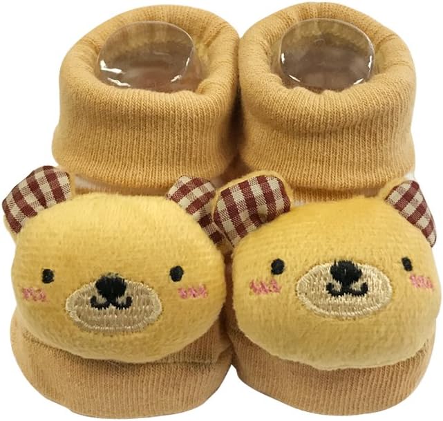 Adorable Baby 6 Pair Non-Skid Bootie Socks