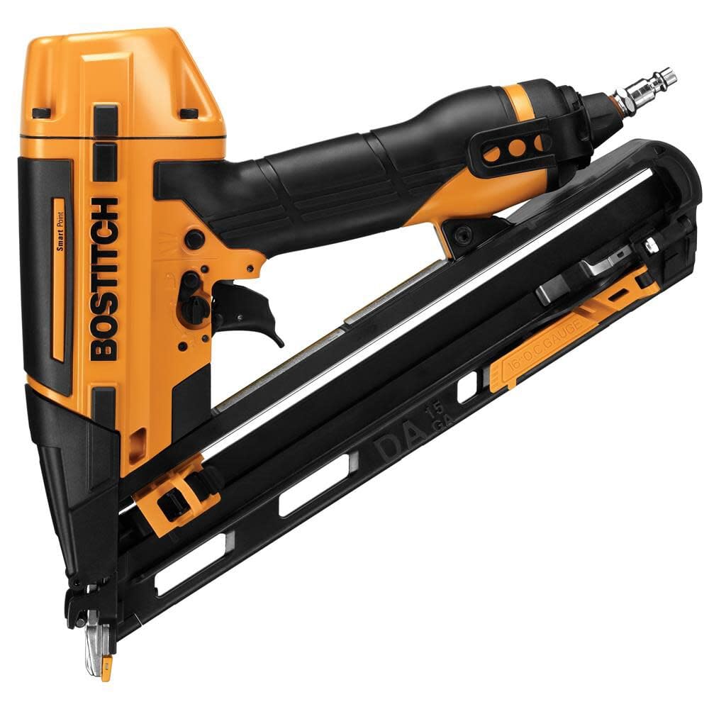 Bostitch BTFP72155 Smart Point DA Style Nailer Kit, Angle Finish