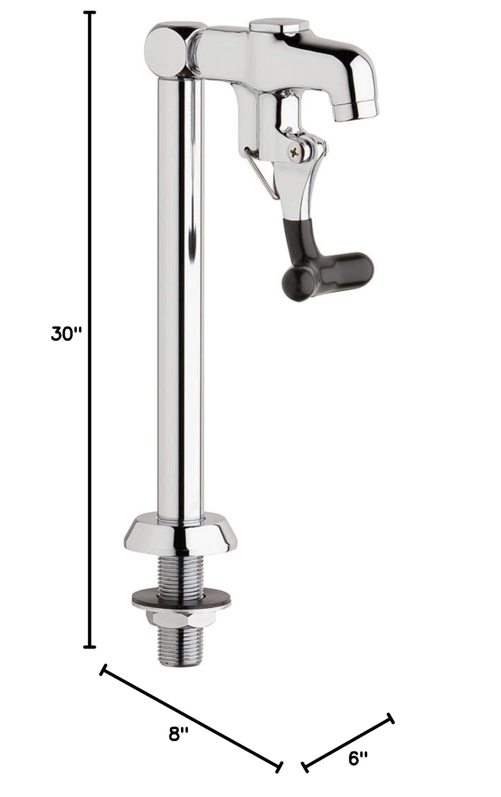 Straight,Chrome,Chicago Faucets,712