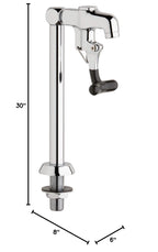 Straight,Chrome,Chicago Faucets,712