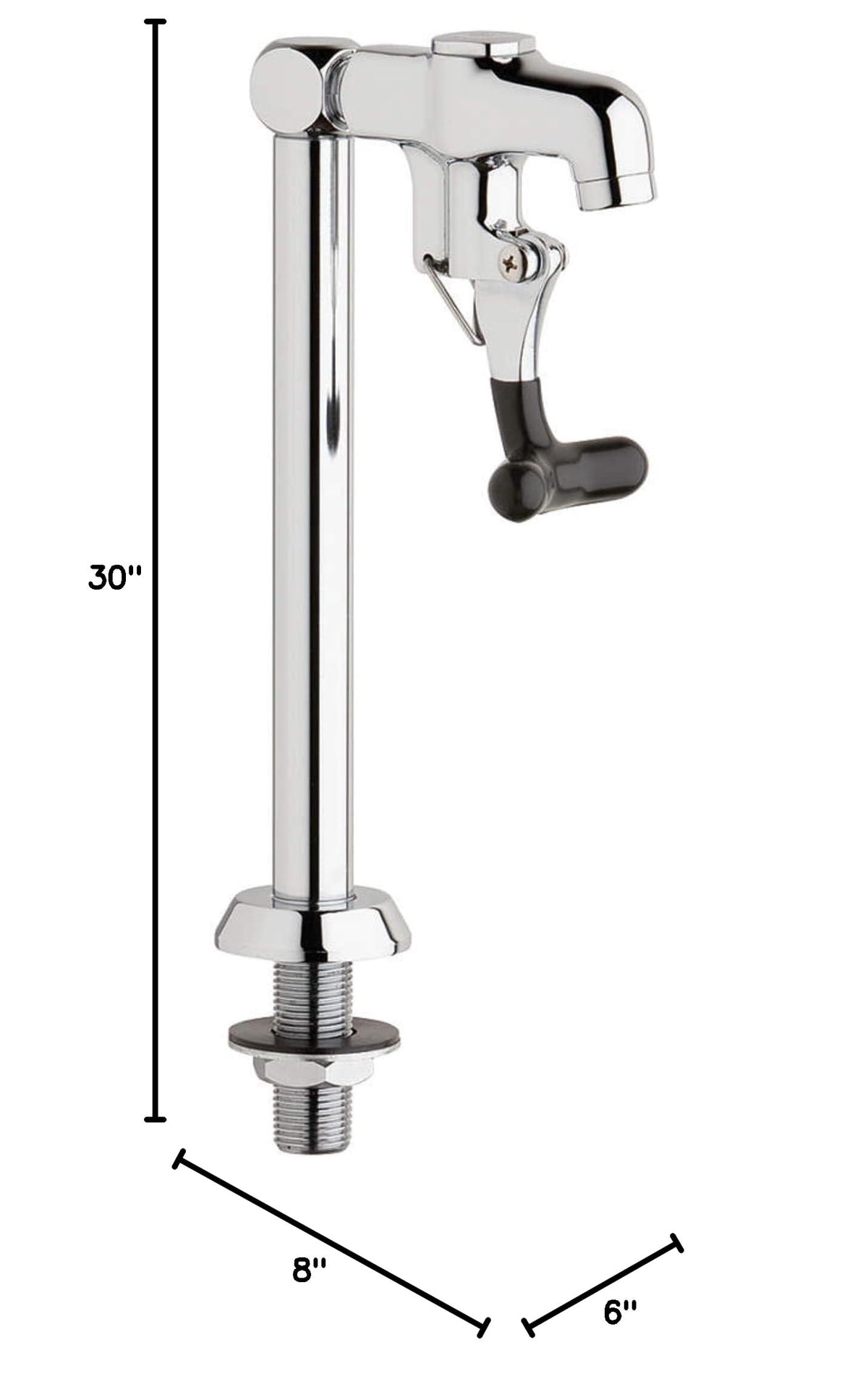 Straight,Chrome,Chicago Faucets,712