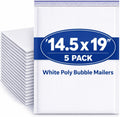 14.5 x 19 Poly Bubble Mailers – Large #7 Padded Shipping Envelopes, Self Seal Adhesive, Waterproof & Tear Resistant