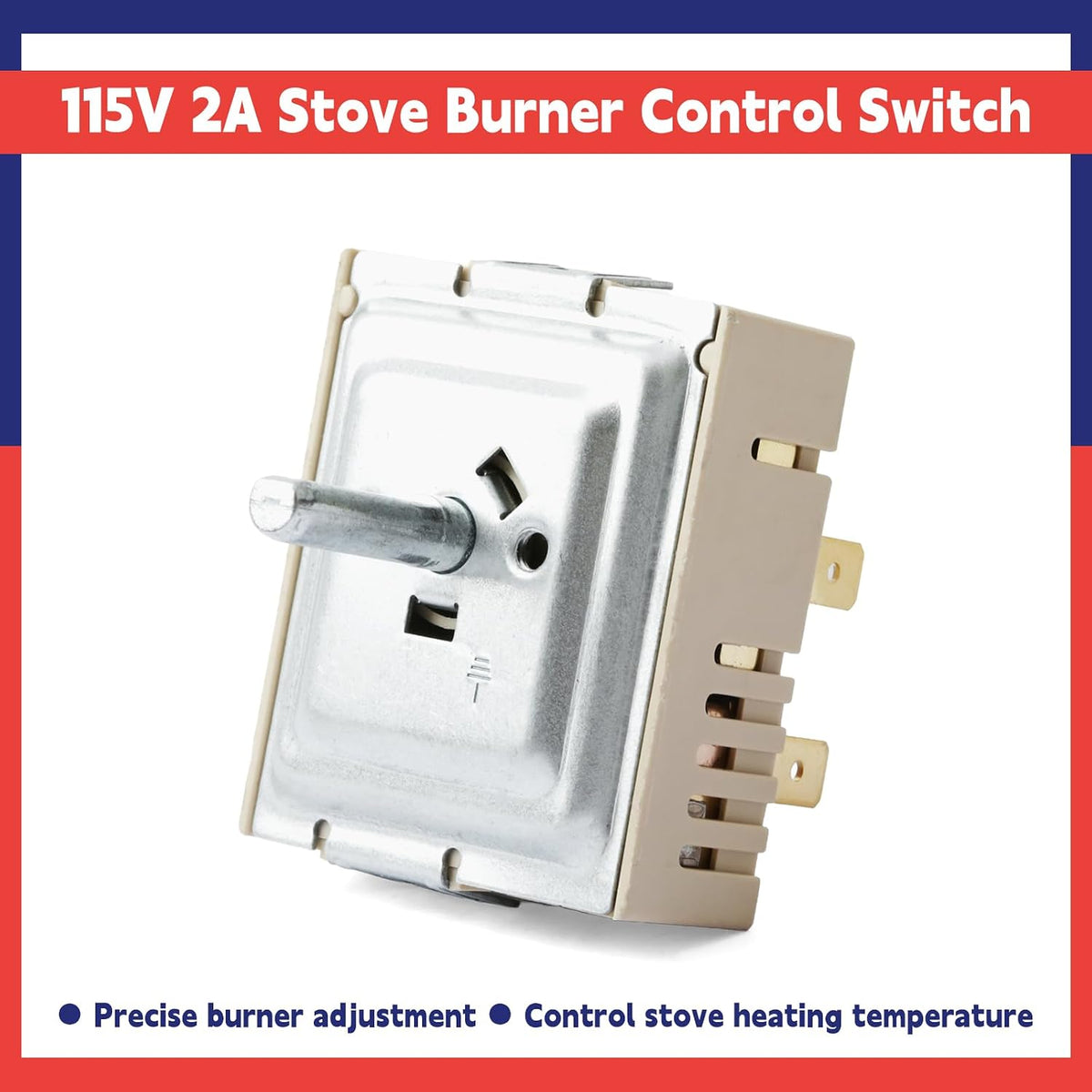 EBF62174907 Infinite Control Switch Compatible with LG Range Surface Element Rotary Switches Replace EBF62174902 EBF62174904 PER001-12LG D PER001-12S D