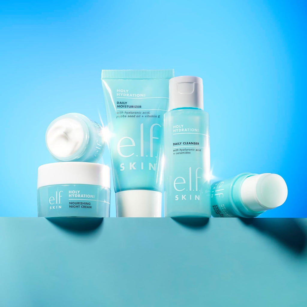 SKIN Holy Hydration! Jet Set Hydration Kit, Travel Friendly Hydrating Skincare Set, Face Cleanser, Balm, Moisturizer