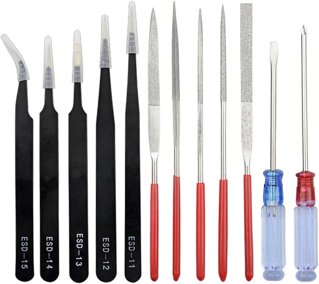 Professional 33 PCS Model Tools Kit Modeler Basic Tools Craft Set Hobby Building Tools Kit for Gundam Car Model