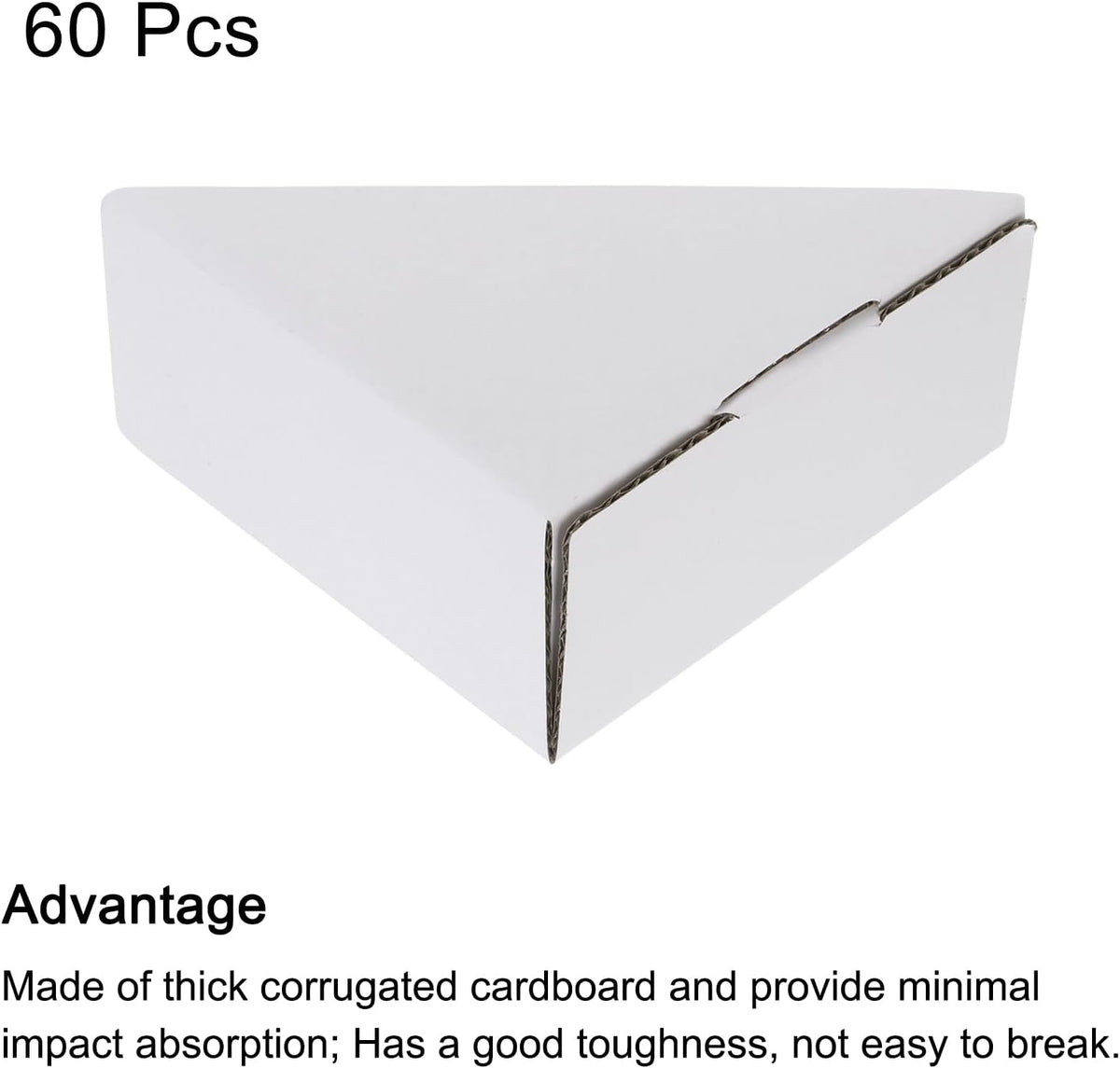 Adjustable Cardboard Corner Protector, Cardboard Edges Protector 10x10x4cm for Art, Packing, Shipping Supplies Pack