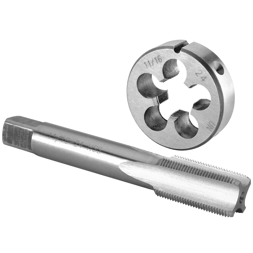 Burkit 11/16"-24 UNEF Tap and Die Set Right Hand