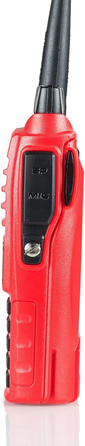 UV-82HP (RED) High Power Dual Band Radio: 136-174mhz (VHF) 400-520mhz (UHF) Amateur (Ham) Portable Two-Way