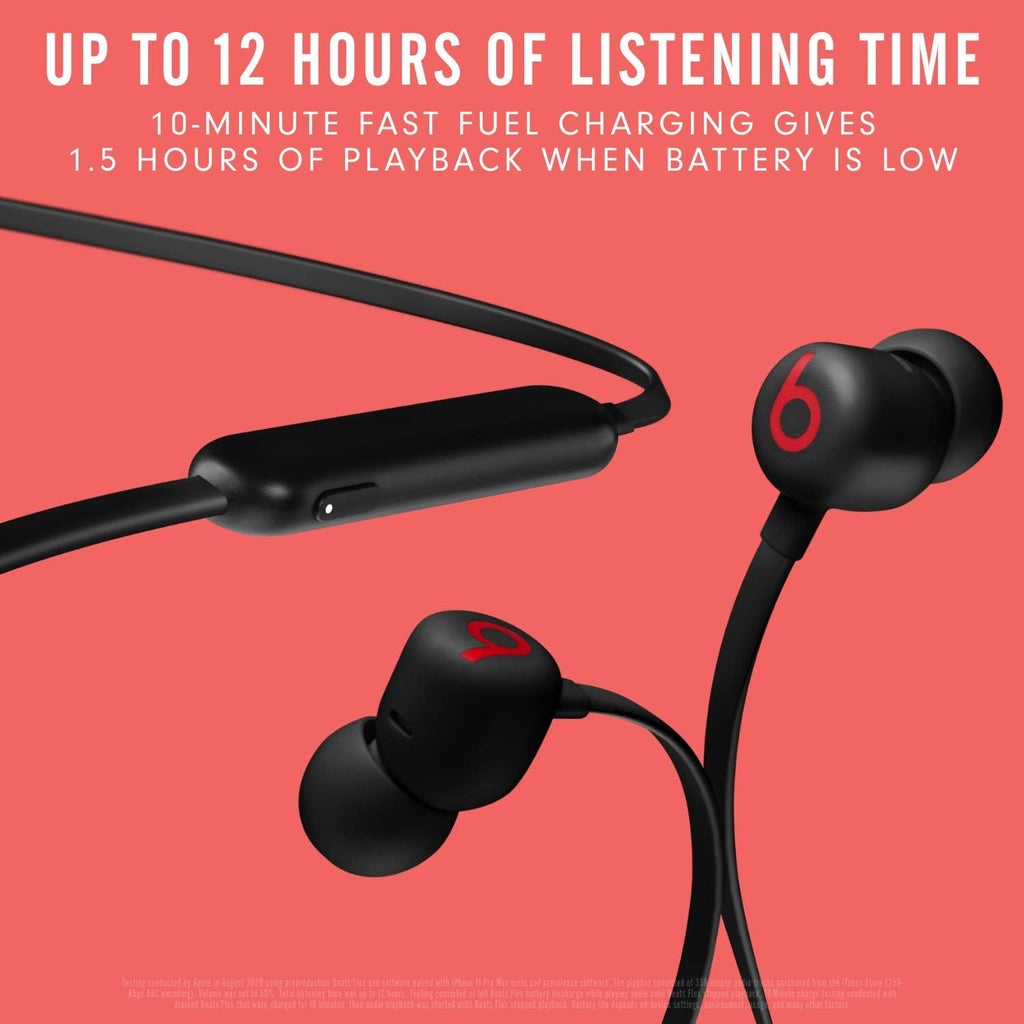Flex Wireless Earbuds - Apple W1 Headphone Chip, Magnetic Earphones, Class 1 Bluetooth, 12 Hours of Listening Time