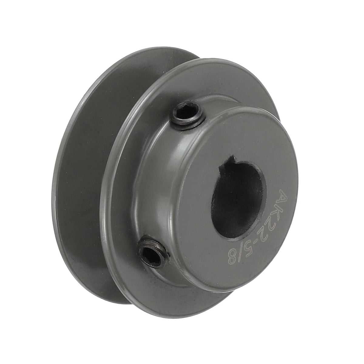 uxcell AK22-5/8 V-Belt Sheave 5/8" Bore, 2.2" OD, Single Groove Web Sheave