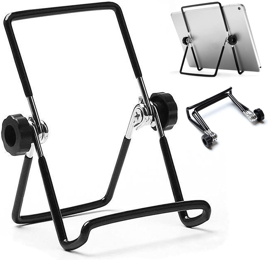 Adjustable Tablet Stand Holder, Non-Slip Foldable Holder Cradle Fit for 9-12.9" Tablets, iPad, Samsung and Kindle