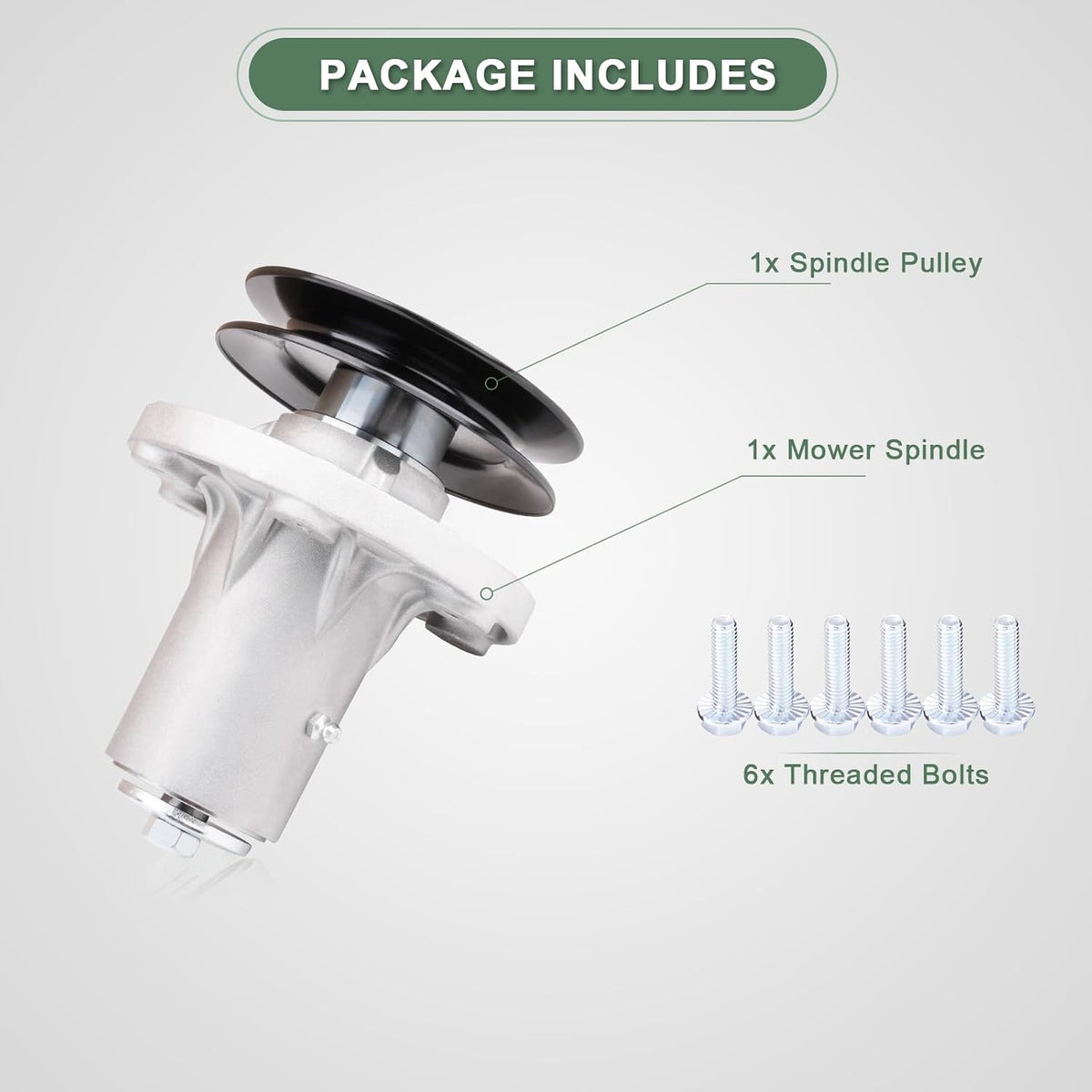 84003174 1732951SM Replace Spindle Assembly Fits for Fer RIS 300S Simplicity Courier XT Snapper 360Z ZT2552 with 52" Deck