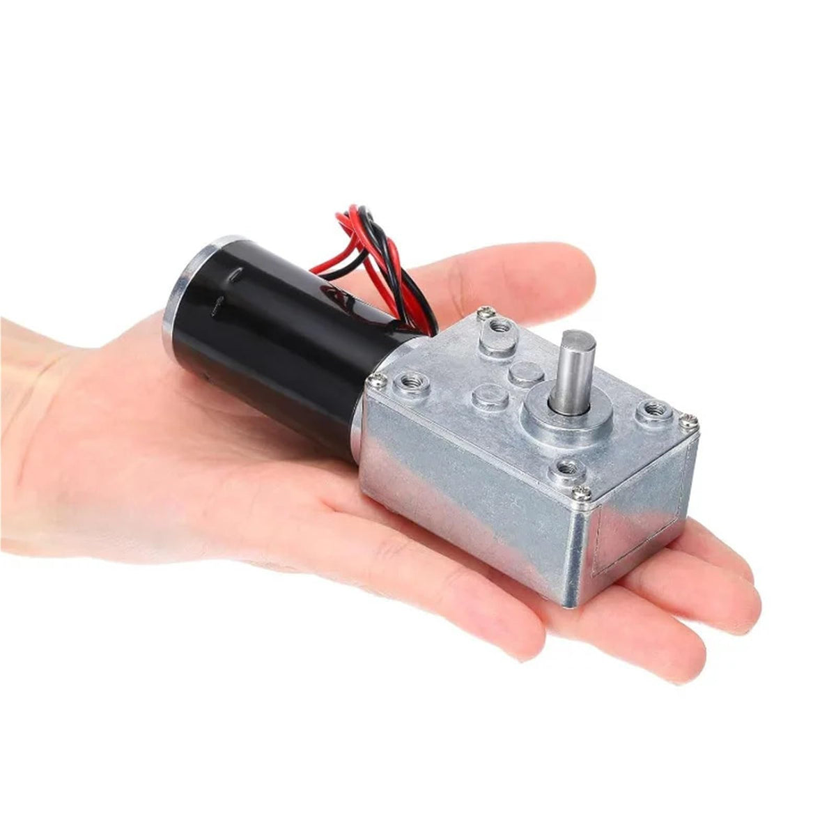 5840-31ZY Worm Gear Motor DC 12V/24V 7RPM~470RPM Speed Adjustable Miniature Small High Torque Power 5.0 1PCS(80RPM,24V)