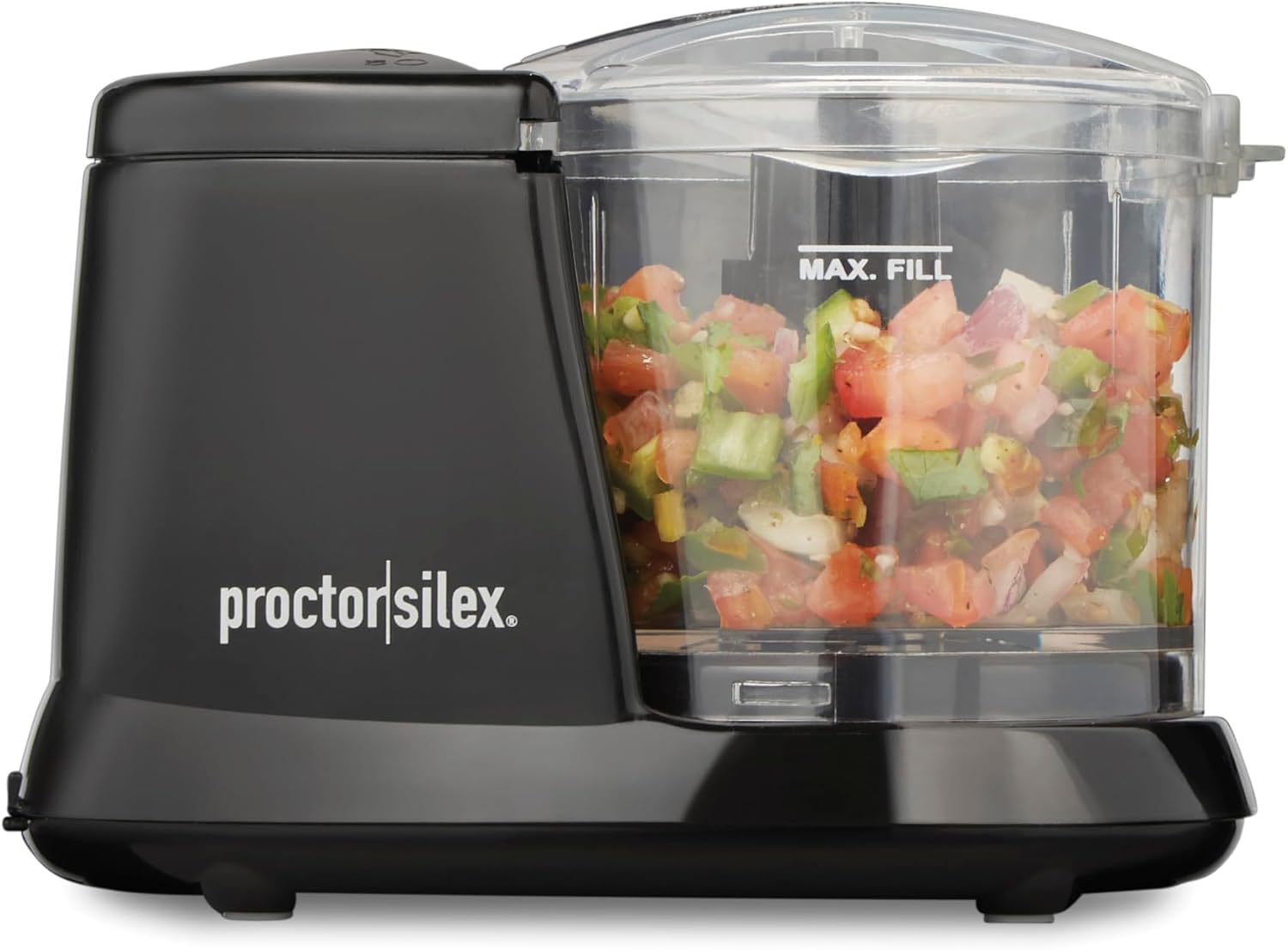 Durable Electric Vegetable Chopper & Mini Food Processor | 1.5 Cup Bowl | Pulse Speed Control For Chopping, Puree &