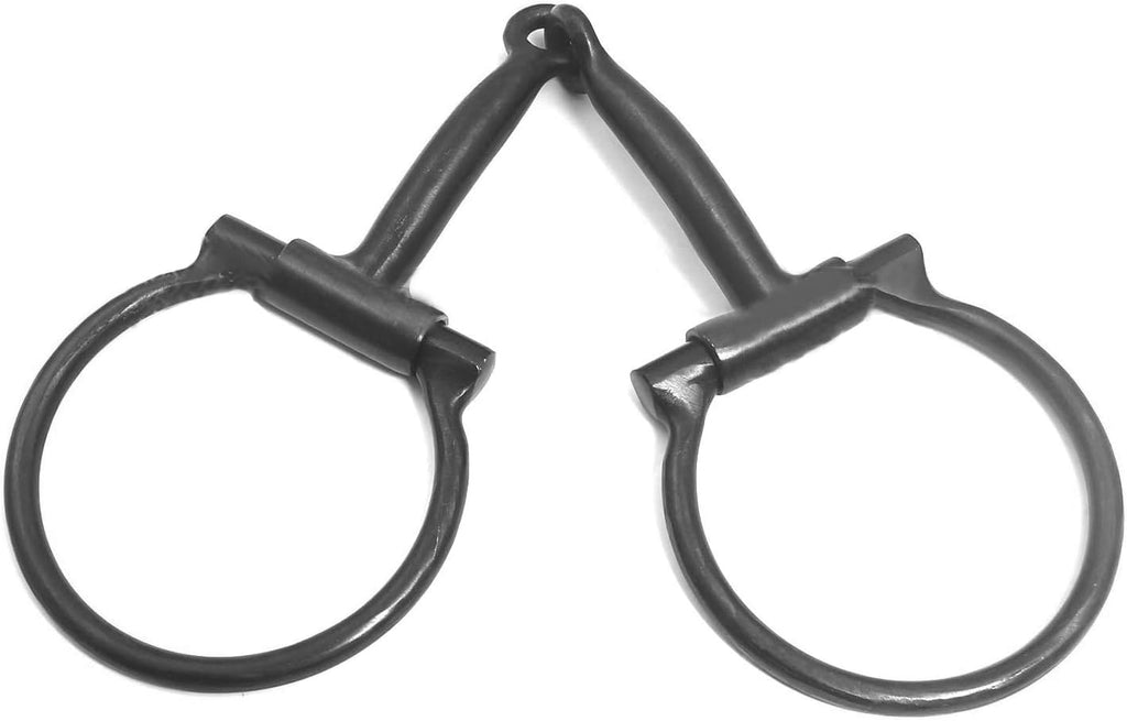 5 INCH D Ring Snaffle BIT with Copper Rollers, BT-005