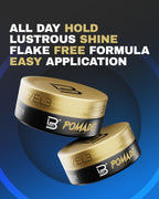 Level 3 Pomade - Improves Hair Strength and Volume Long-Lasting Hold - 4 Pack