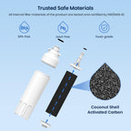 Replacement for LT800P LG Refrigerator Water Filter 4 Pack