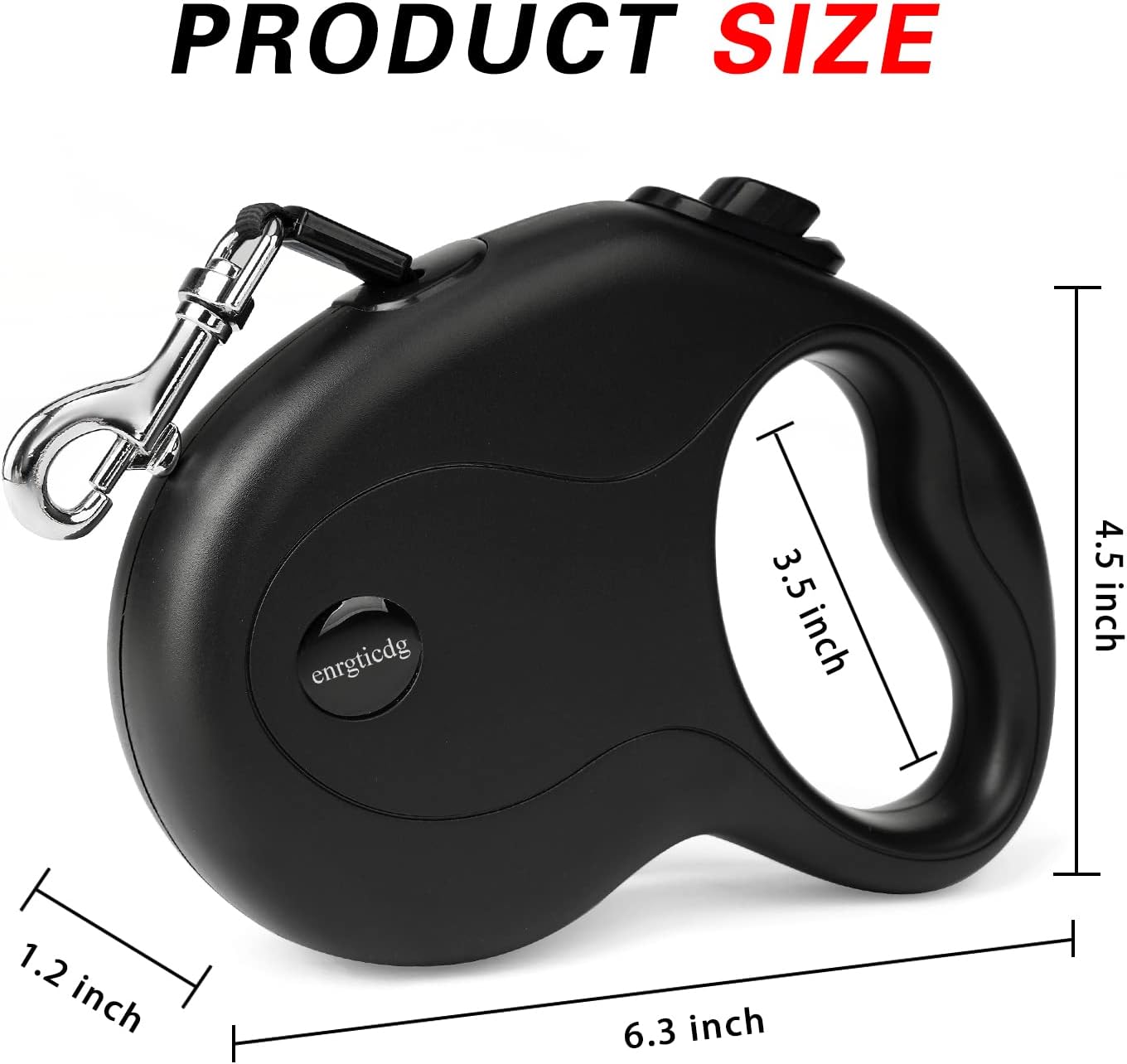 16Ft Retractable Dog Leash,Light Weight Leash for Small to Medium Dogs/Cats Up to 50lbs,Stainless Steel Spring Strong