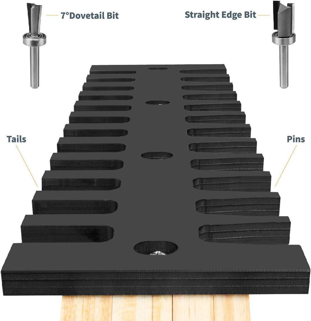 71529 15-Inch Dovetail Jig System w/Template, Straight Edge Router Bit, Dovetail Bit and Mounting Hardware