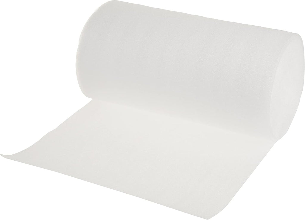 12" x 50' Foam Wrap Roll. Light Weight Alternative Protect Glasses and Fragile Items with Foam Wrap