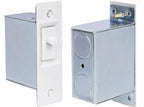 Hazlet SQ11302 600-Wat Electrical Door Switch, 125V AC, White