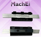 MachEl Adjustable Center Height Parting Cut-Off Tool Holder for Metal Lathe Machines, 10 mm Shank, 3/32″ x 1/2″ x 4-1/2″ Blade Size, Precision Tool Holder