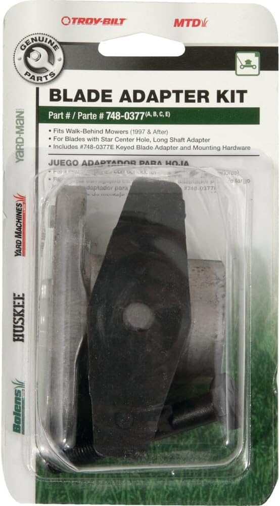 Lawn Mower Blade Adapter Kit for Mowers 1997 and After