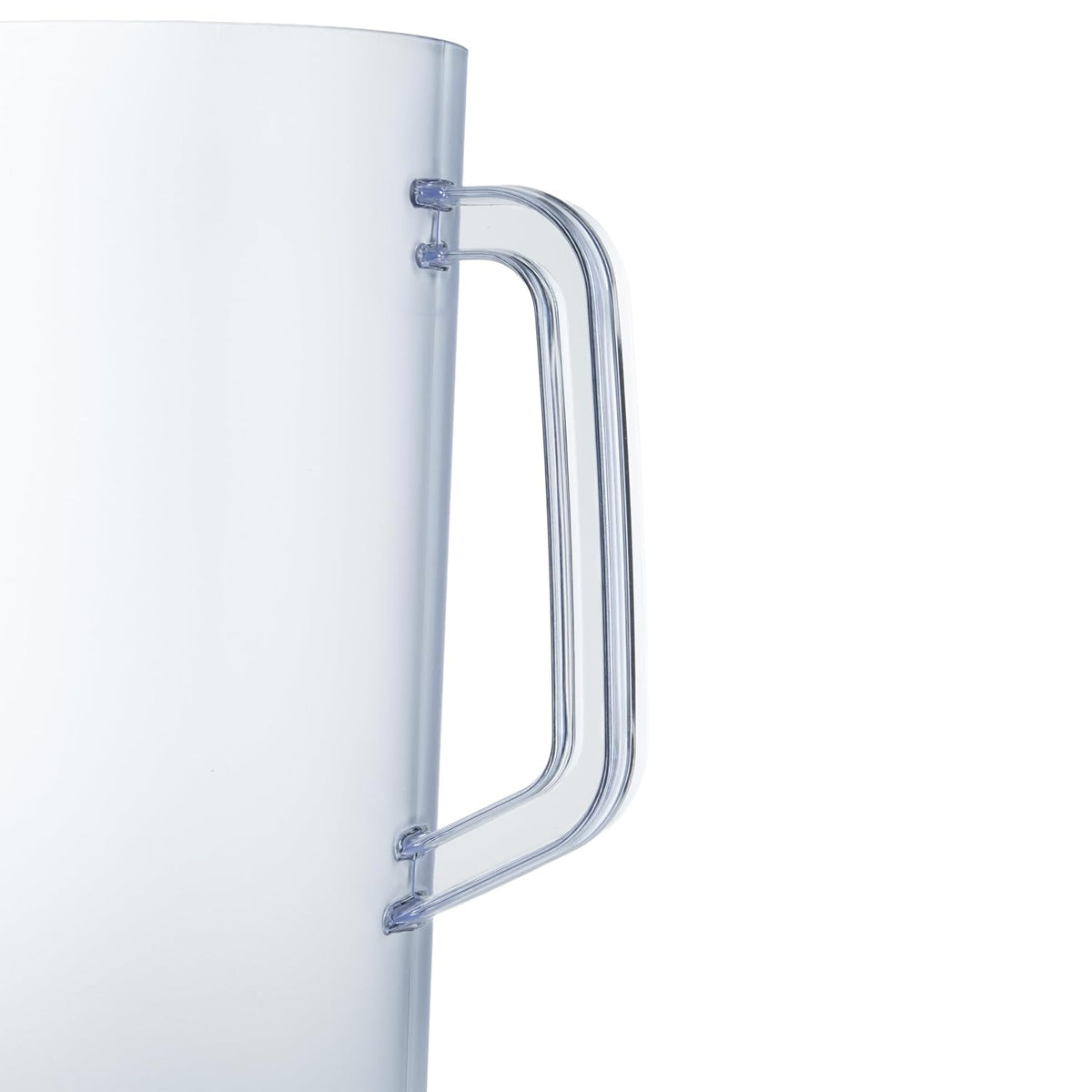 Heavy-Duty 1 Gallon Plastic Pitcher with Lid, Clear, BPA Free