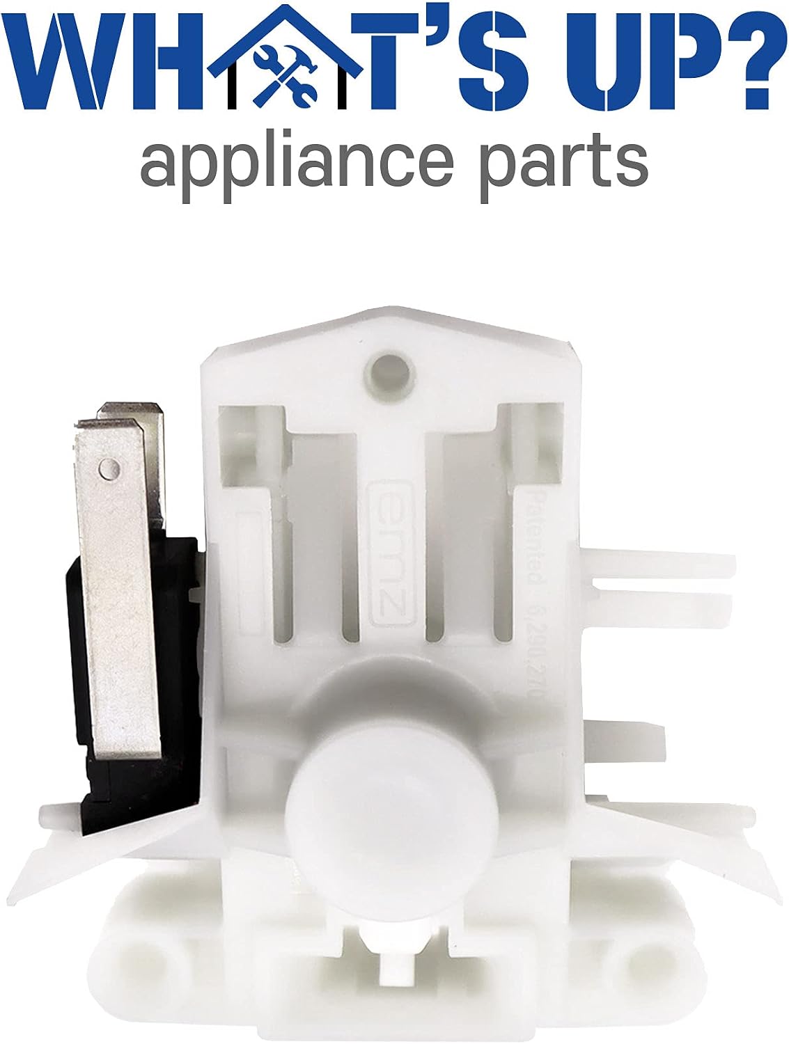 [What's Up?] DD81-02132A Dishwasher Door Switch Latch Replacement Part for Samsung Dishwashers Compatible DW80K7050UG/AA-02, DW80K5050UG/AA-00, DW80K5050US/AA-01, DW80K5050US/AA-02, DW80K5050US/AA-03