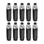 10Pcs M8 3Pin Male Industrial Aviation Connector (A-Code) Waterproof, Sensor Plug Field-Assemblable 8mm Circular Socket Panels Adapter IP67