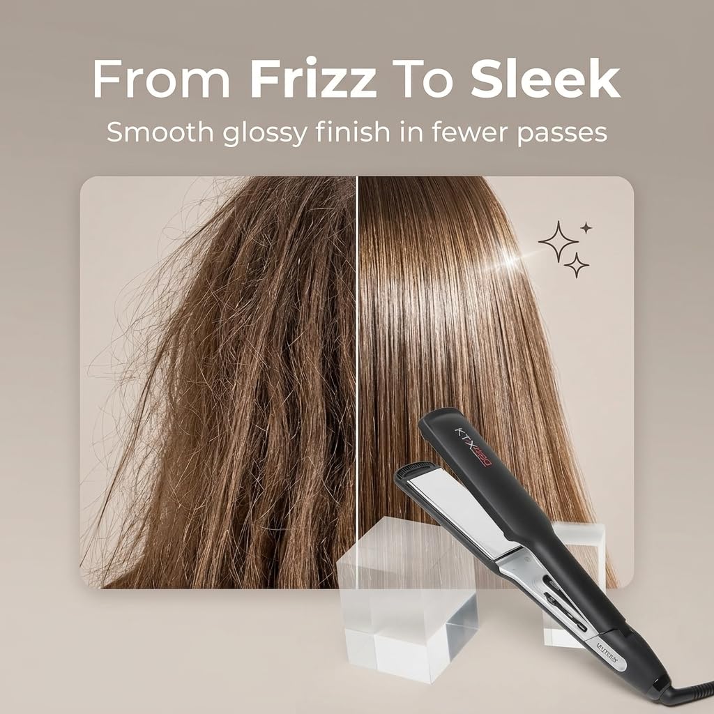 KTX450 Titanium 1.75 in Flat Iron, Auto Shut Off, Dual Voltage