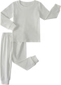 Kids Thermal Underwear Set Toddler Winter Base Layer Ultra Soft Long Johns for Little Big Boys Girls 2-8Yrs