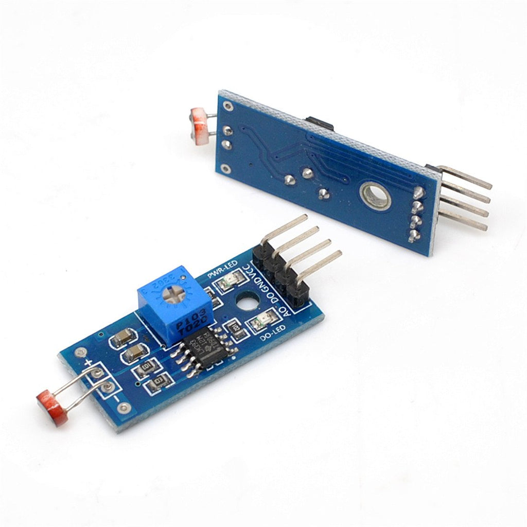 Oiyagai 5-Pack LM393 Photoresistor LDR Light Sensor Module 4-Pin