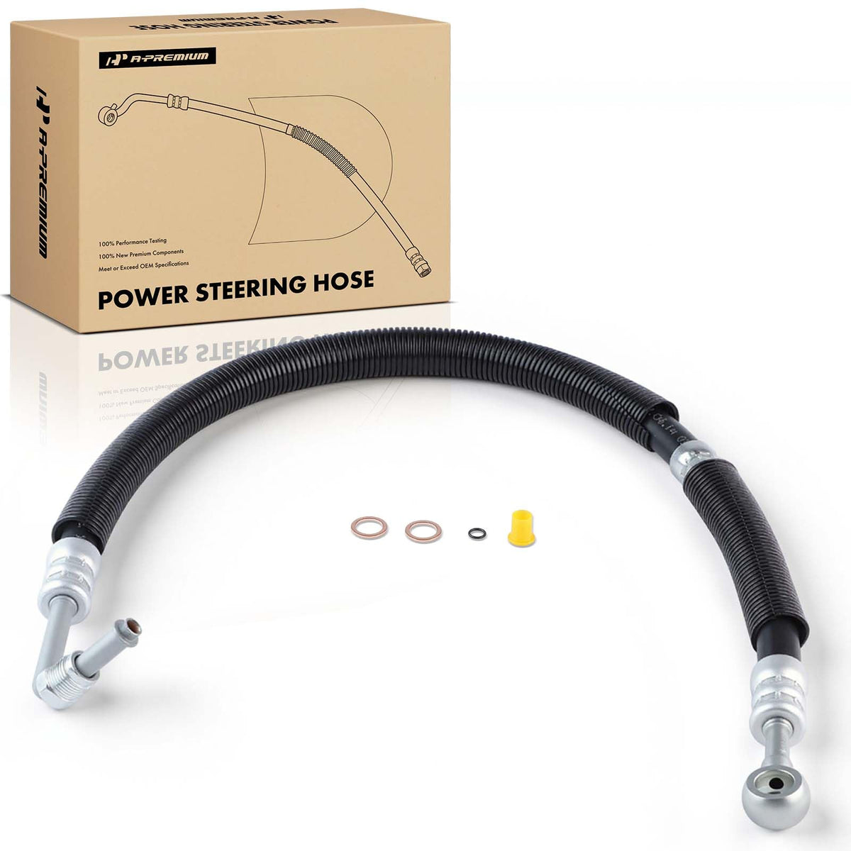 A-Premium Power Steering Pressure Hose Assembly Compatible with Buick