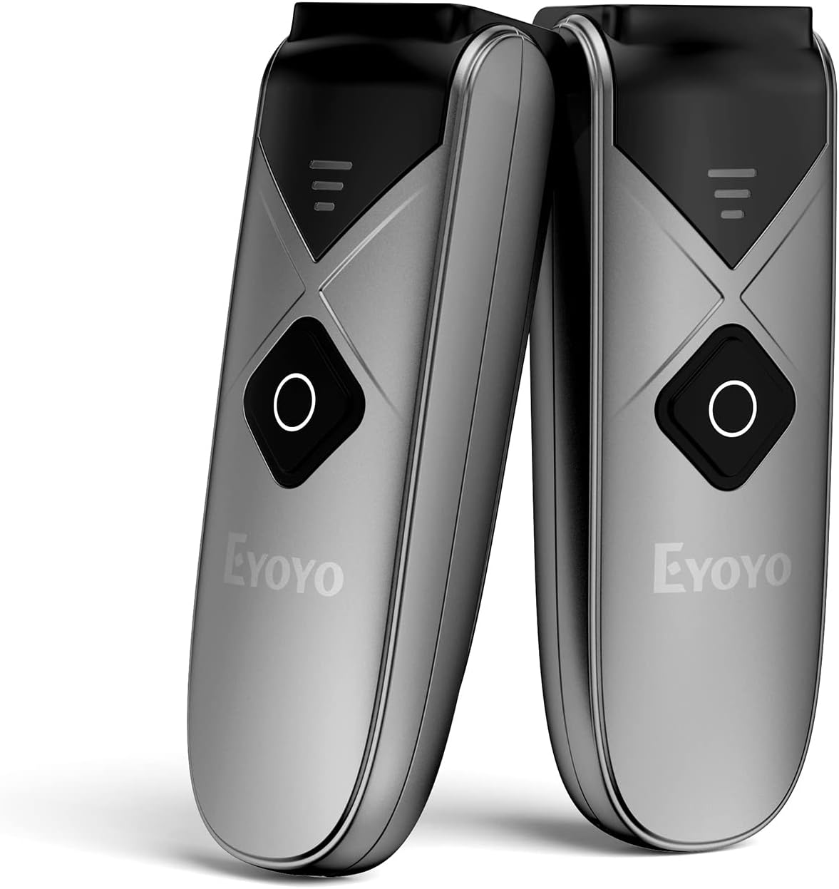 2-Pack Portable Mini QR 2D&1D Bluetooth Barcode Scanner Wireless | USB Wired/Bluetooth/2.4G Wireless Connection, UPC