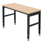 48" Adjustable Workbench, Heavy Duty Wood Workstation